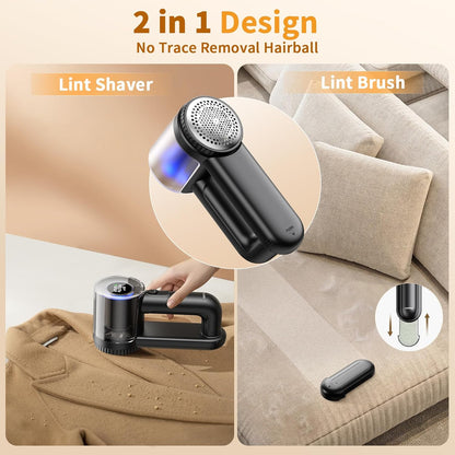 Large Fabric Shaver, 2-In-1 Electric Fabric Shaver & Lint Remover