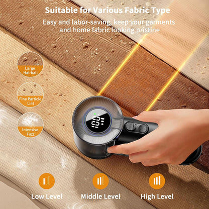Large Fabric Shaver, 2-In-1 Electric Fabric Shaver & Lint Remover