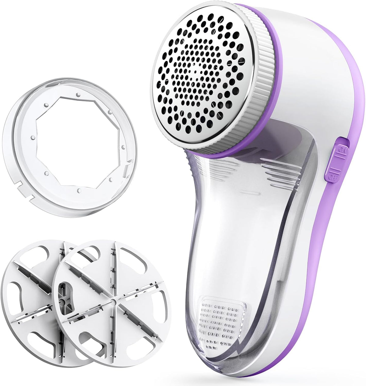 Fabric Shaver, Lint Shaver with 6-Leaf Blade, Rechargeable